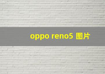 oppo reno5 图片